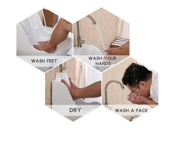 wudu wash baths and wudu foot washer basins
