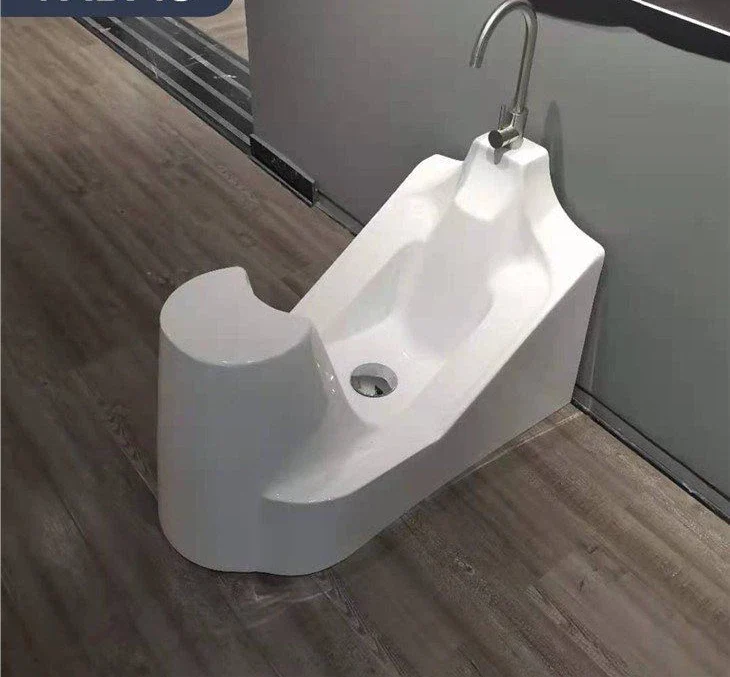 Wudu foot wash with integrated seat