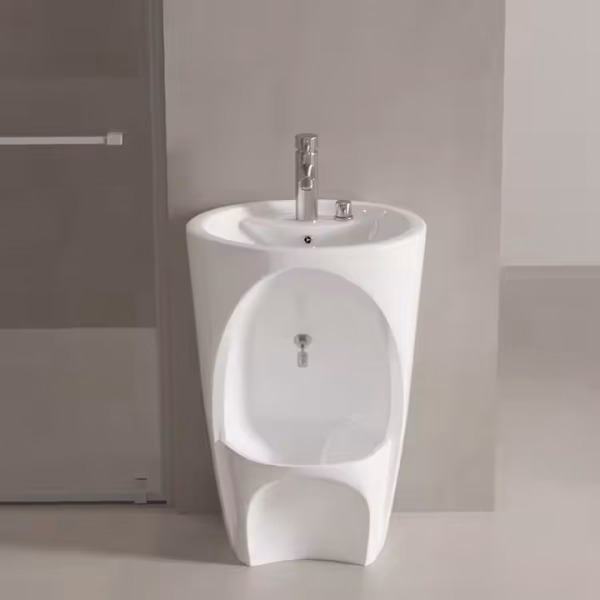 Wudu sink with foot wash