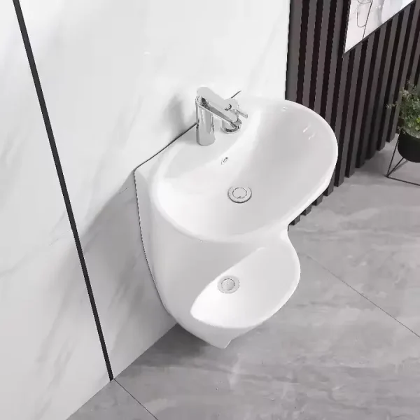 Wudu Ablution Sink-Wall-Mounted – Foot Basin (WD039) - Image 4